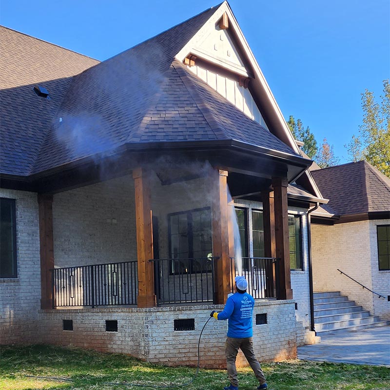 What’s included in a professional house washing service?
